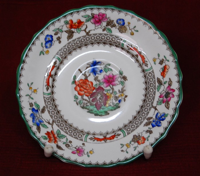 C36 Porzellan England Copeland Spode Chinese Rose Unterteller
